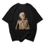 Camiseta Oversized Travis Scott Esqueleto Jack