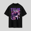 Camiseta Oversized Taylor Swift X Kanye West Meme- PRETO