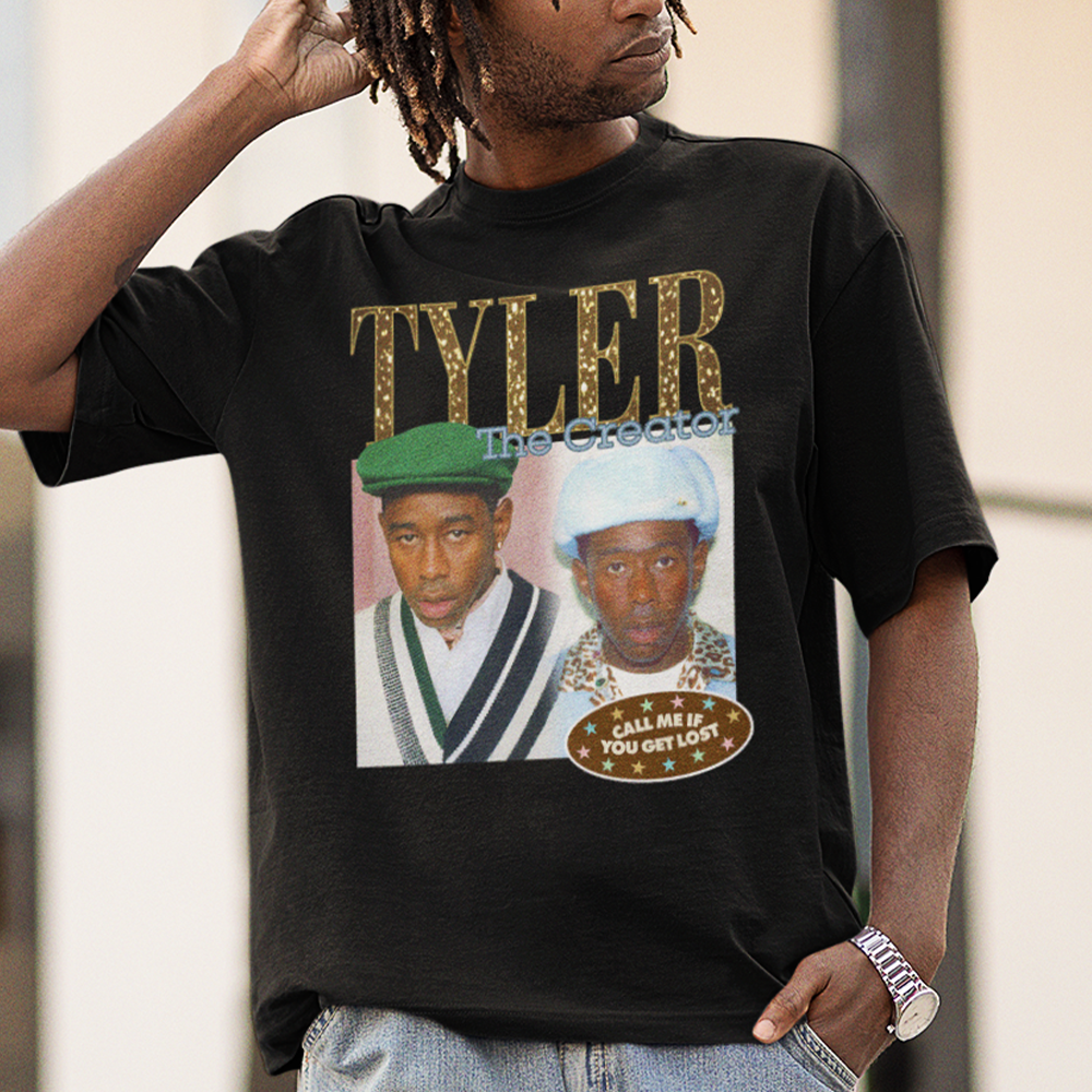 Camiseta Oversized Tyler The Creator Graphic- preto