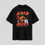 Camiseta Oversized Asap Rocky Merch- preto