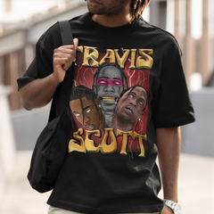 Camiseta Oversized Travis Scott Collab Graphic