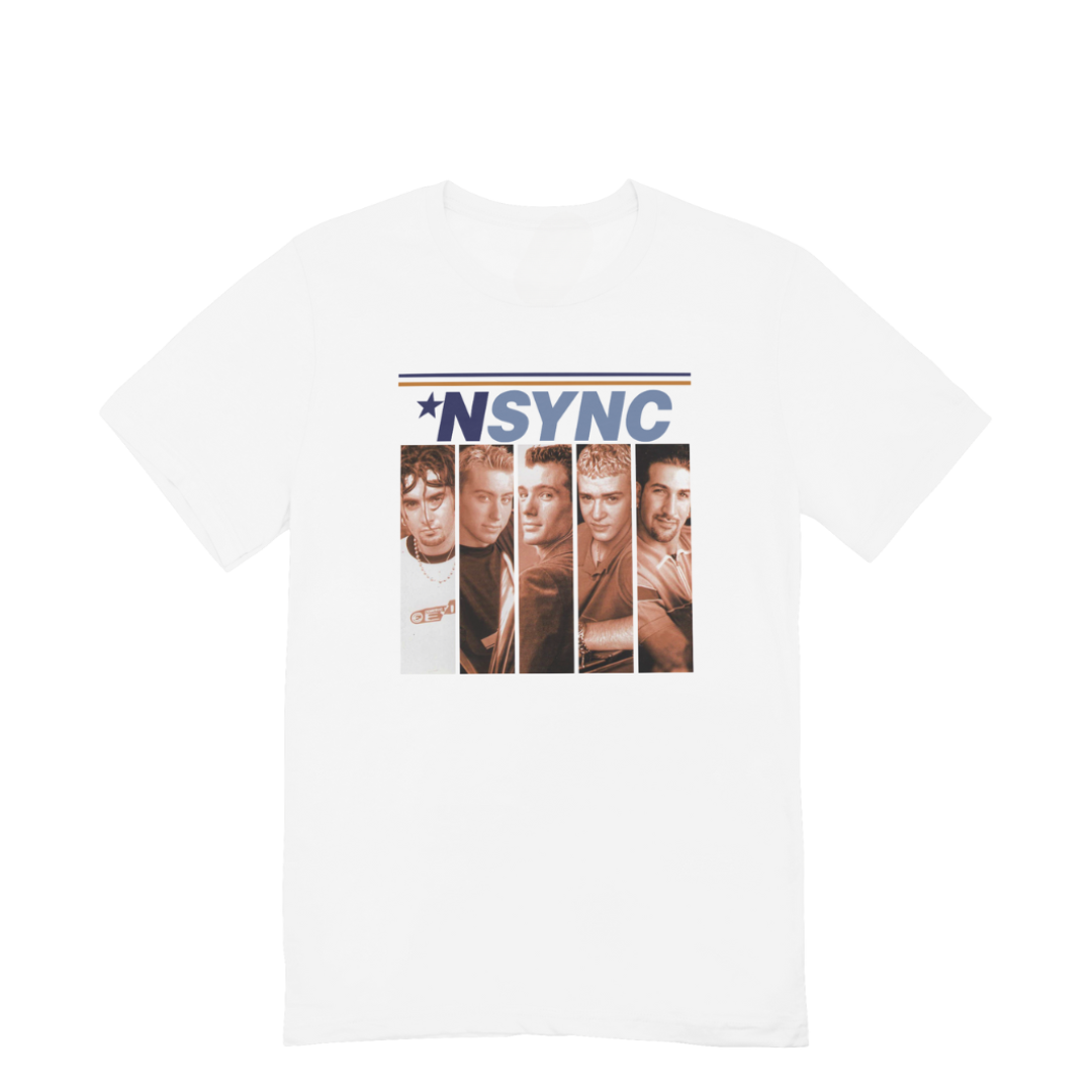 Camiseta Básica Nsync Boyband Collab