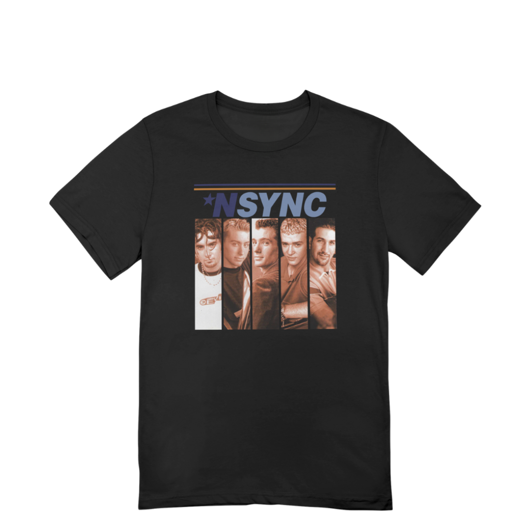 Camiseta Básica Nsync Boyband Collab