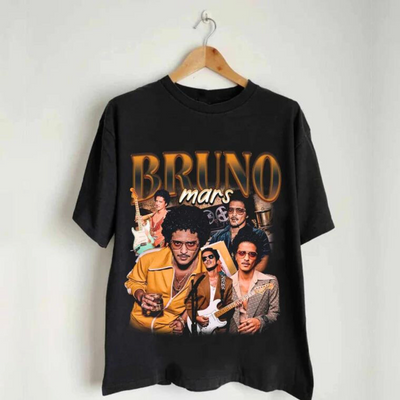Camiseta Básica Bruno Mars 90's Graphic
