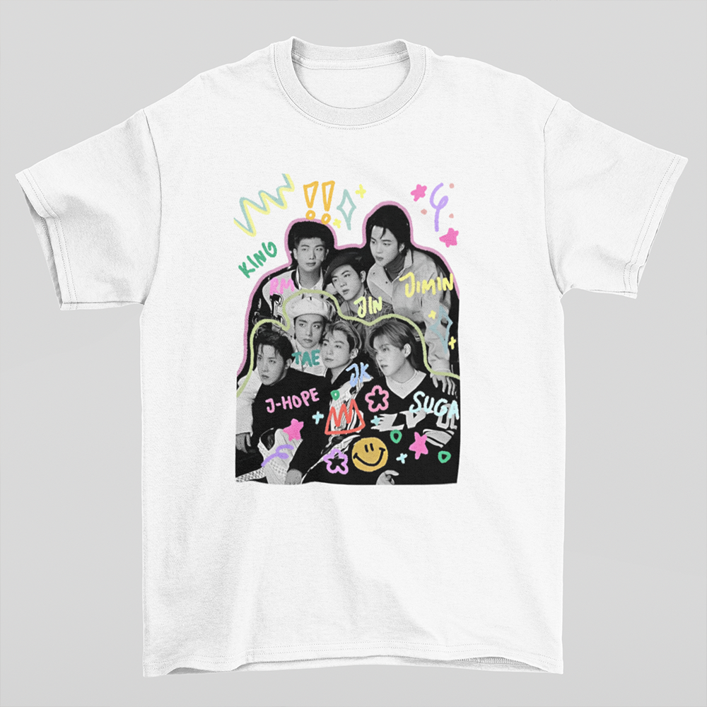 Camiseta Básica BTS Art