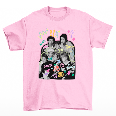 Camiseta Básica BTS Art