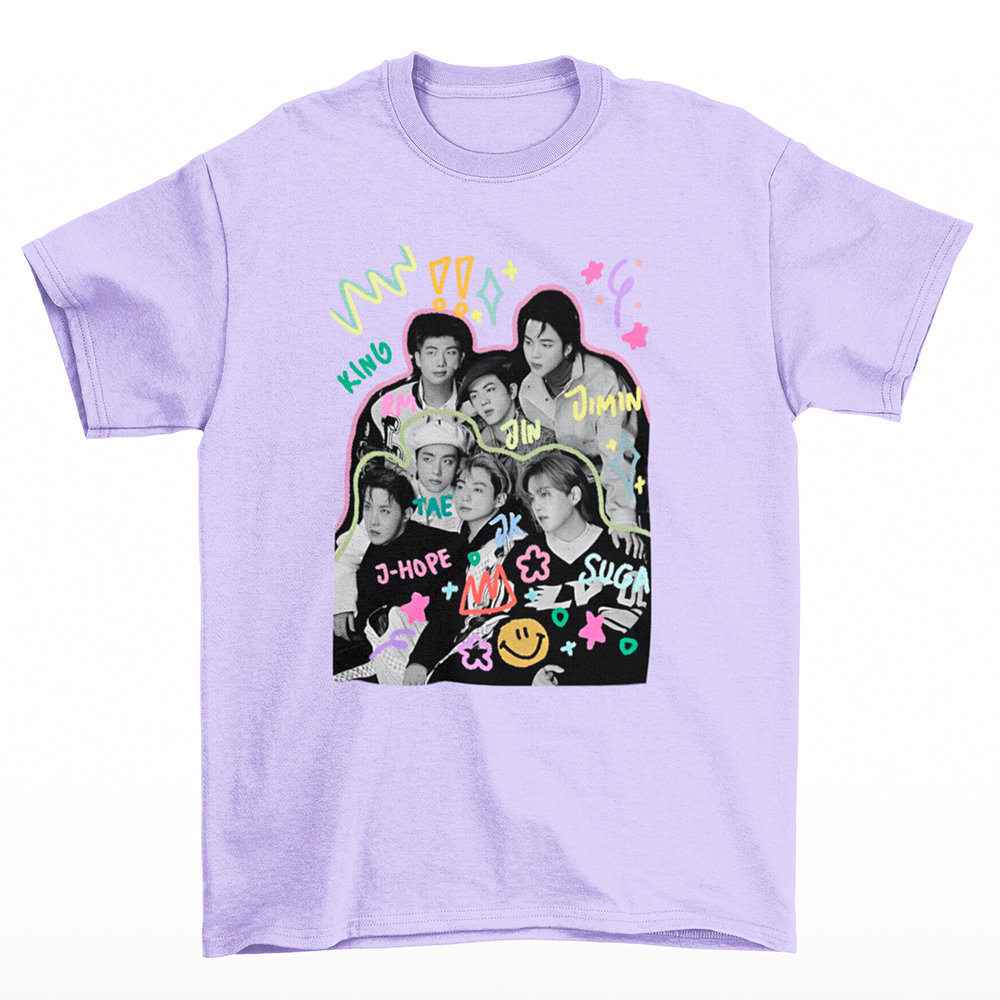 Camiseta Básica BTS Art