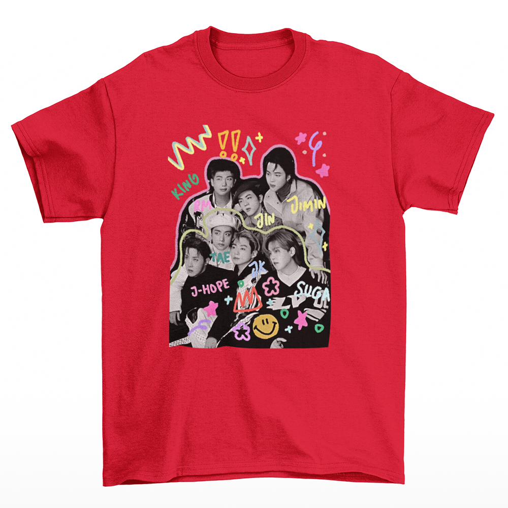 Camiseta Básica BTS Art