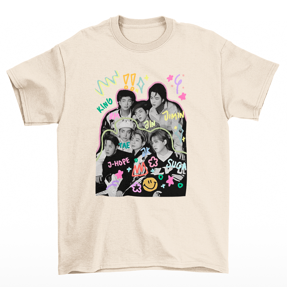 Camiseta Básica BTS Art