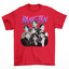 camiseta basica vermelho bangtan bts