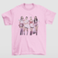 Camiseta Básica Merch Graphic Blackpink-ROSA BEBE