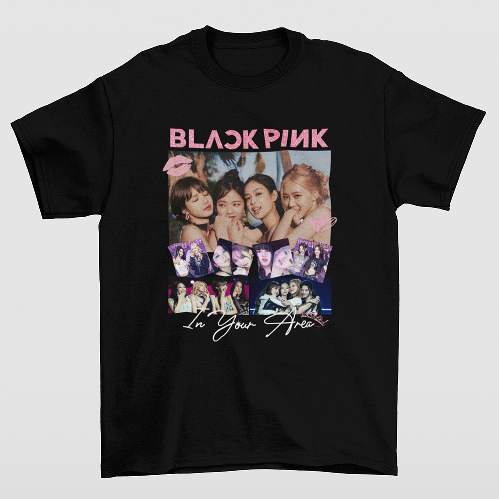 Camiseta Básica Photos Collab Blackpink