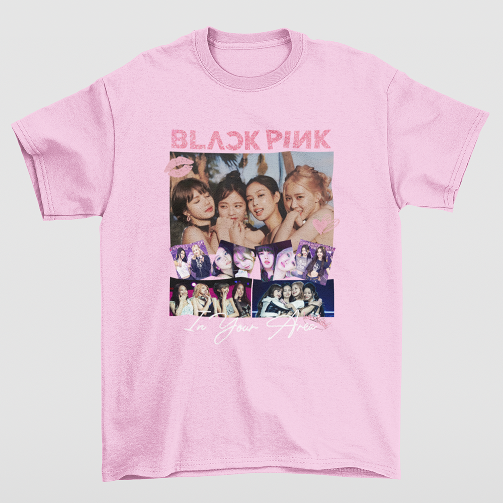 Camiseta Básica Photos Collab Blackpink