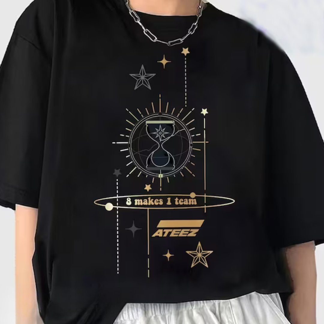 Camiseta Básica Ateez Break The Wall