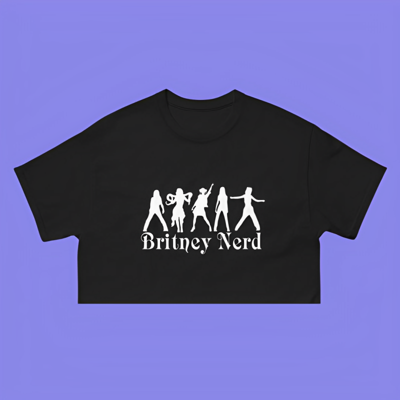Camiseta Cropped Britney Spears Nerd