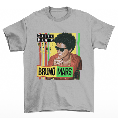 Camiseta Básica XXIVK Magic World Tour Bruno Mars