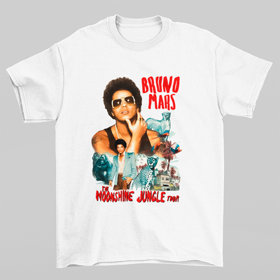 Camiseta Básica Bruno Mars The Moonshine Jungle