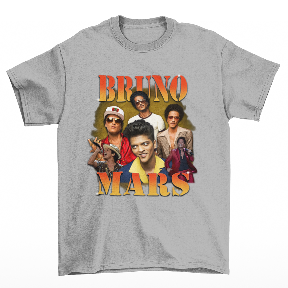 Camiseta Básica Bruno Mars Aesthetic