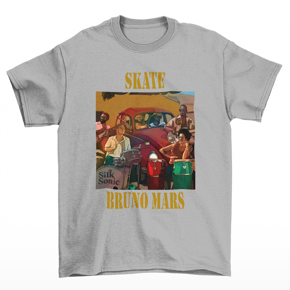 Camiseta Básica Skate Bruno Mars