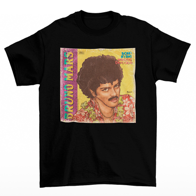 Camiseta Básica Bruno Mars Born In Wrong Decade