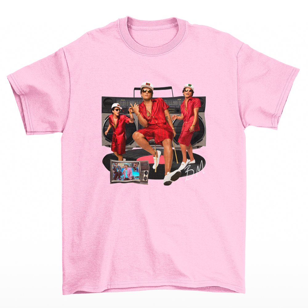 Camiseta Básica Bruno Mars Music