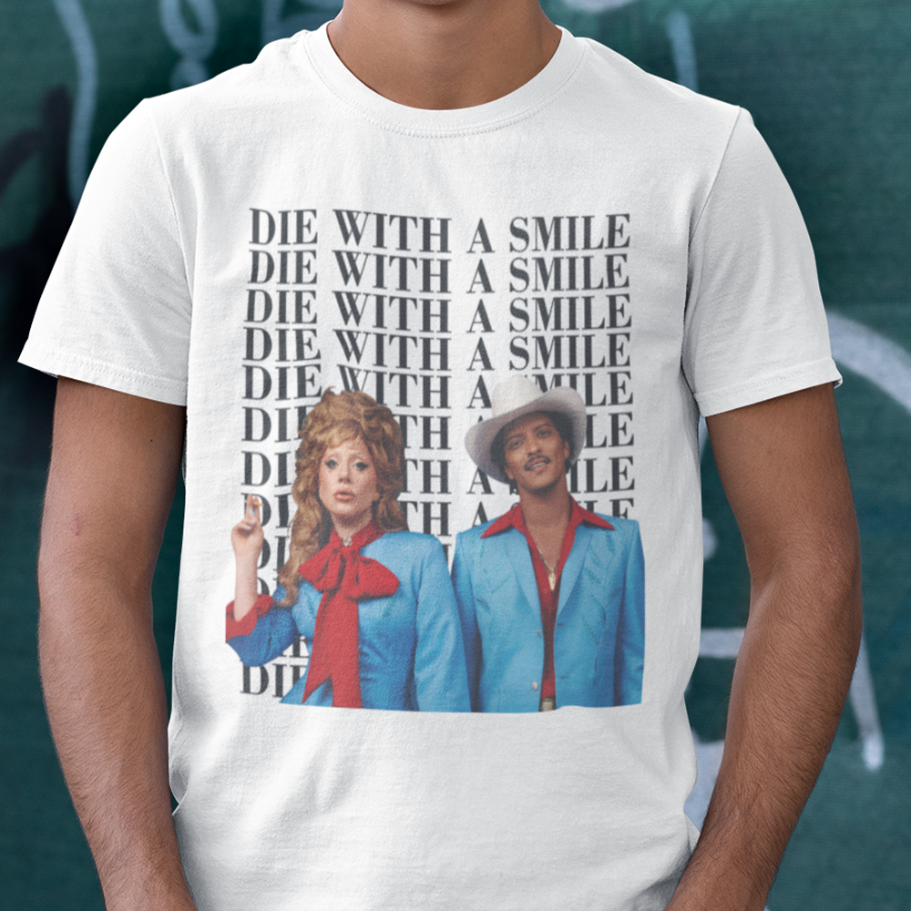 Camiseta Básica Lady Gaga Feat Bruno Mars New Song