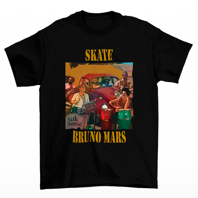 Camiseta Básica Skate Bruno Mars