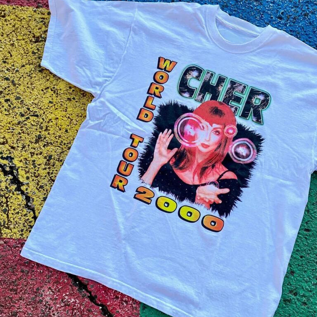 Camiseta Básica Cher World Tour