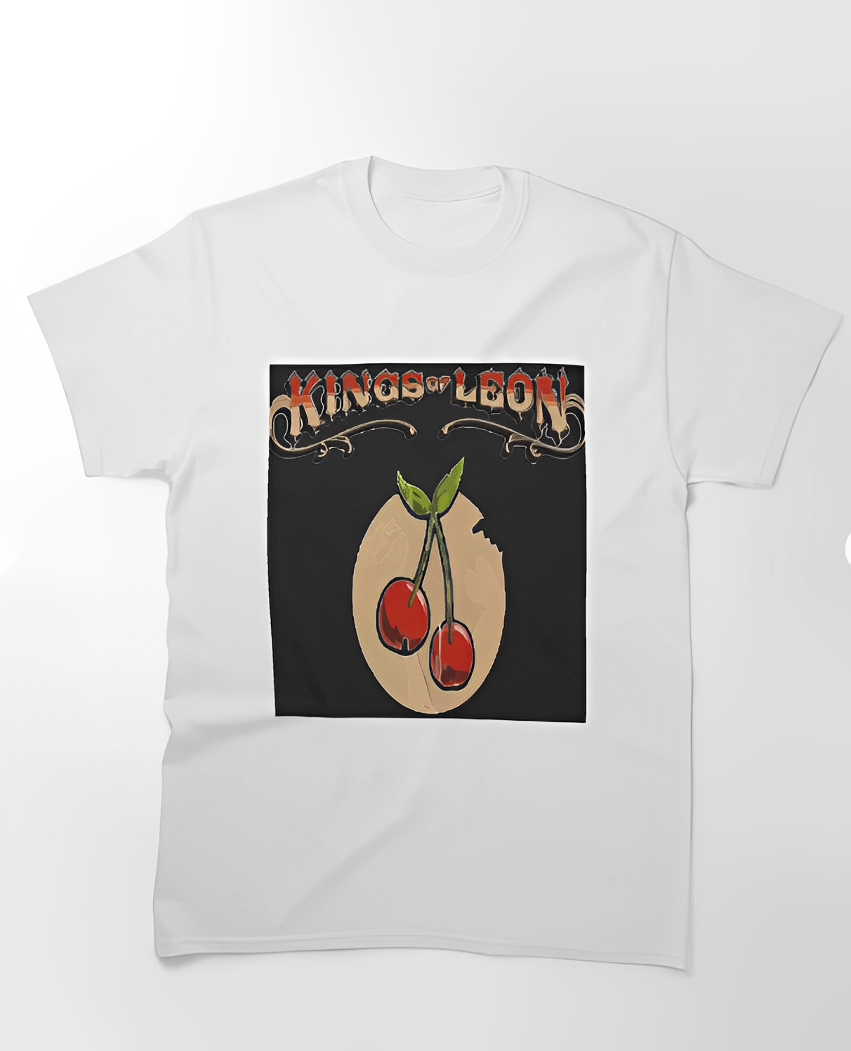 Camiseta Básica Kings Of Leon Cherry