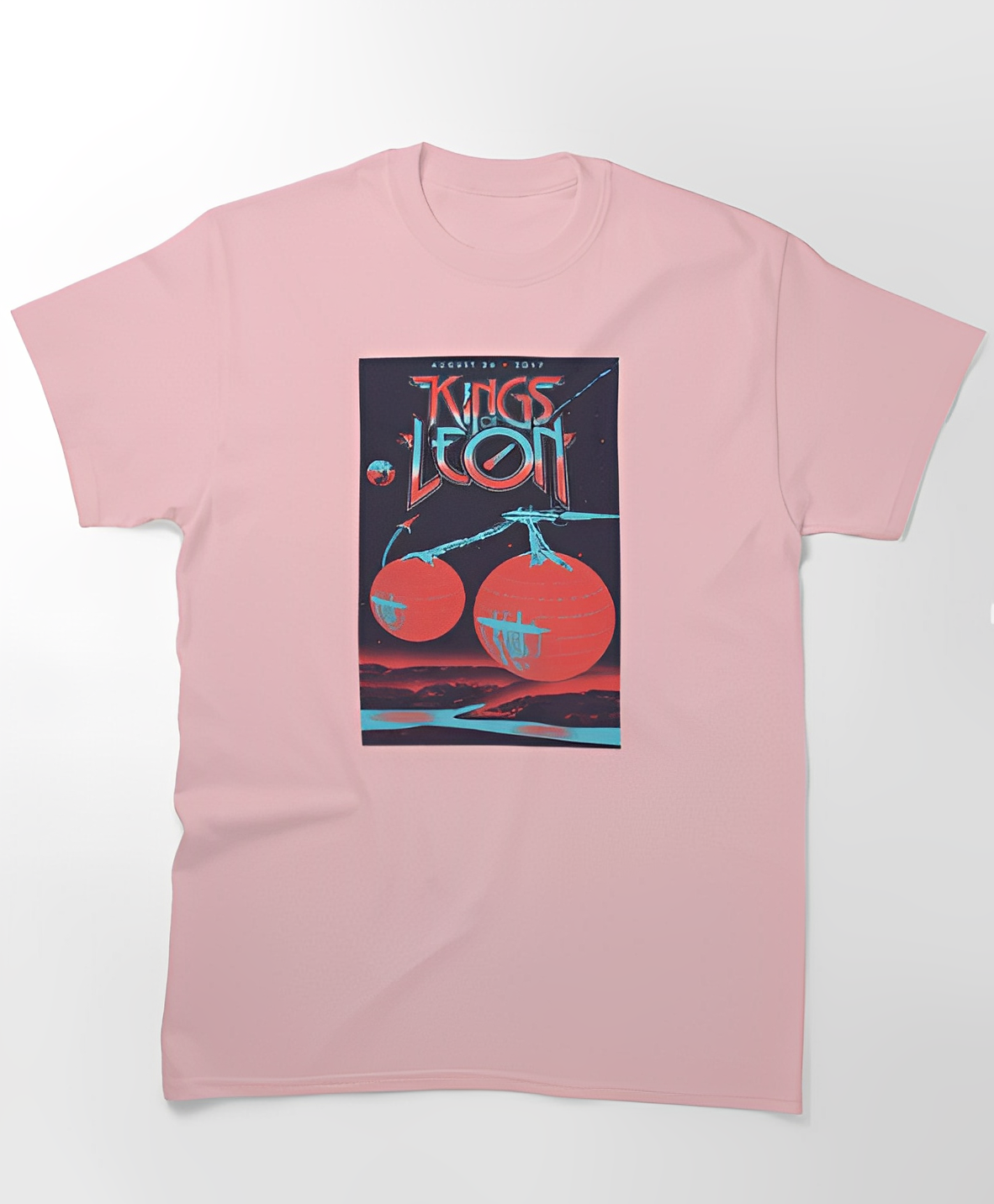 Camiseta Básica Kings Of Leon Cherry Graphic