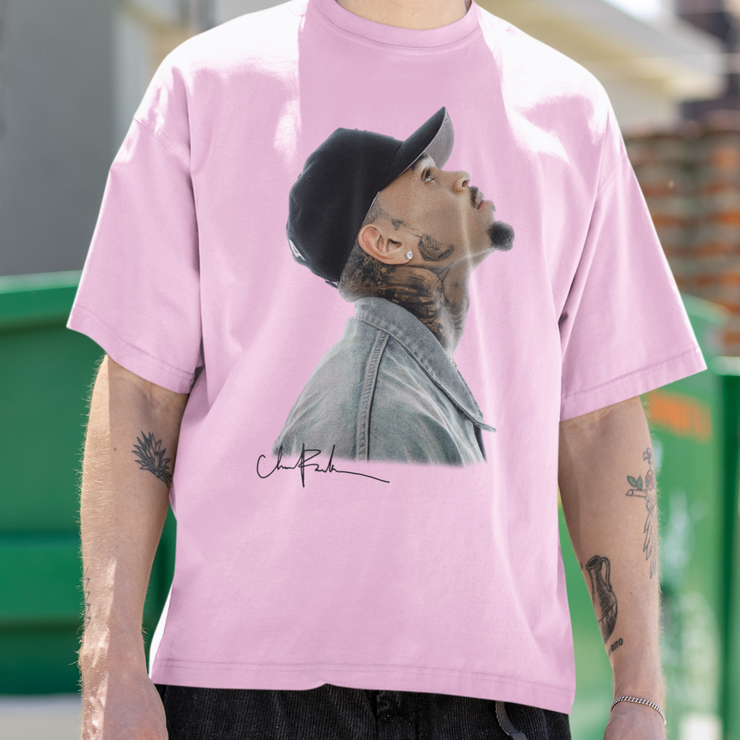 Camiseta Básica Chris Brown Vintage Style