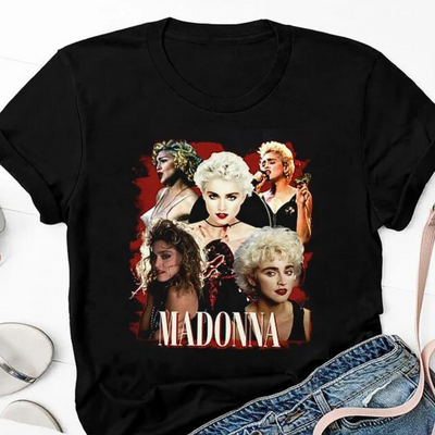 Camiseta Básica Madonna Collab Preto