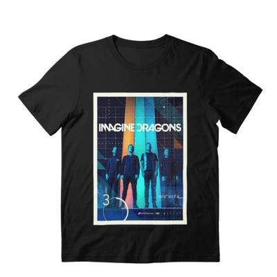 Camiseta Básica Imagine Dragons Graphic Design