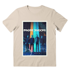 Camiseta Básica Imagine Dragons Graphic Design