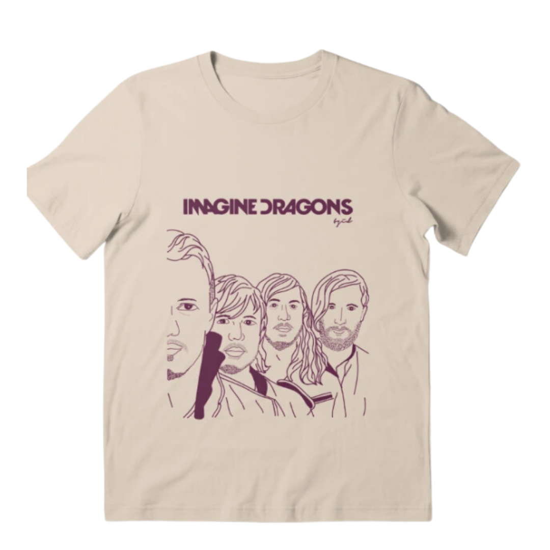 Camiseta Básica Imagine Dragons Night