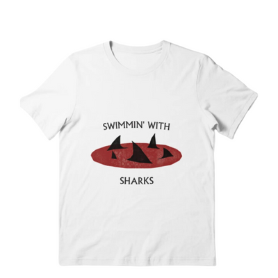 Camiseta Básica Imagine Dragond Swimmin' With Sharks