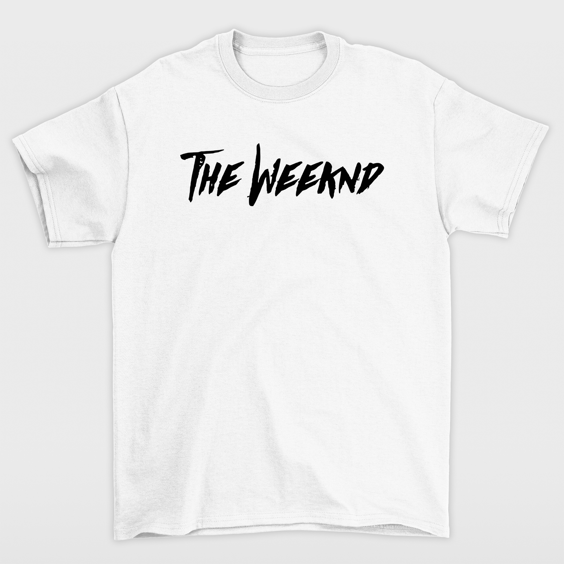 camiseta básica branco the weeknd fotos