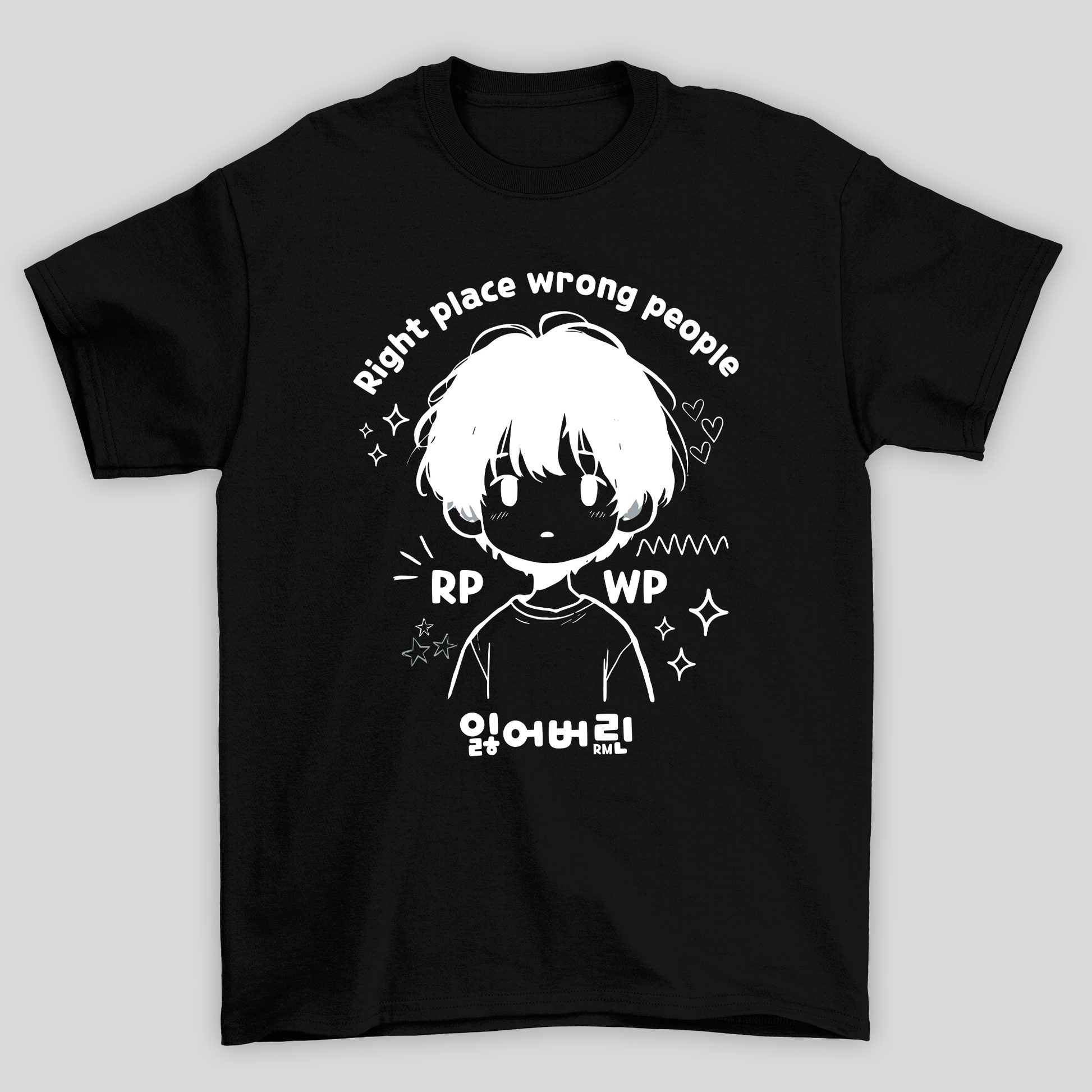 Camiseta Básica BTS RPWP - PRETO