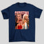 Camiseta Básica Christina Aguilera Vintage Retro- azul-marinho