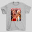 Camiseta Básica Christina Aguilera Vintage Retro- cinza