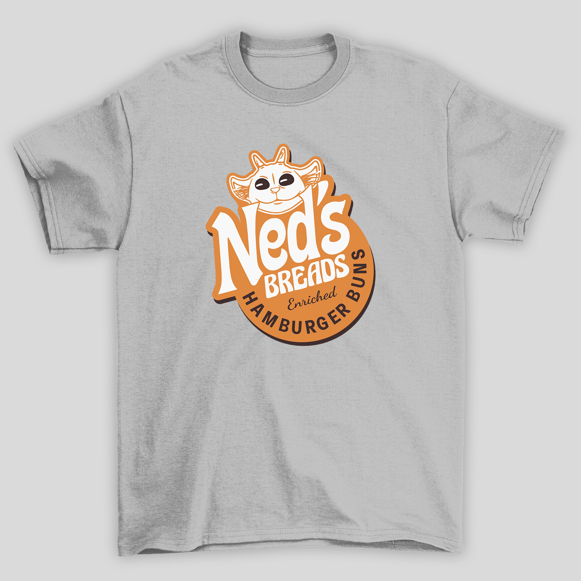 Camiseta Básica Twenty One Pilots Ned's Breads- cinza