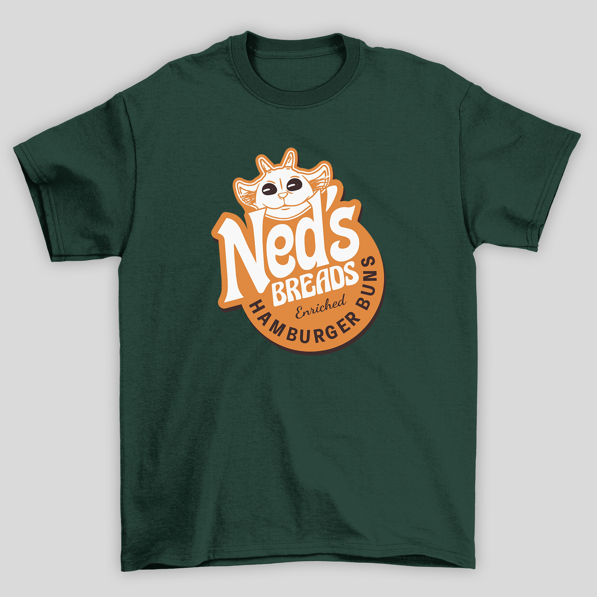 Camiseta Básica Twenty One Pilots Ned's Breads- verde