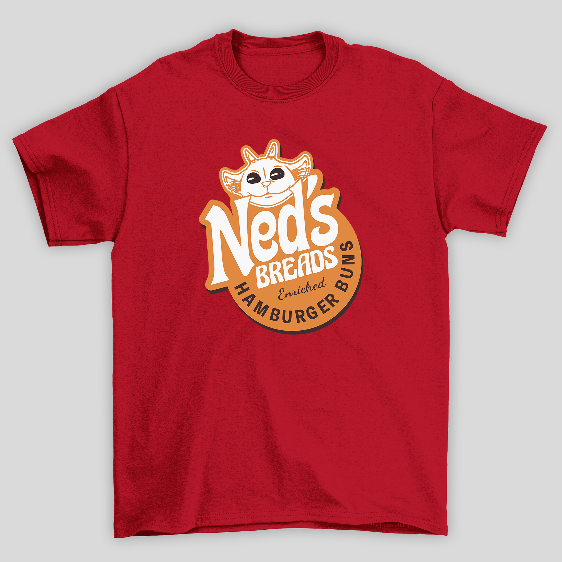 Camiseta Básica Twenty One Pilots Ned's Breads- vermelho