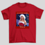 Camiseta Básica Ariana Grande Christmas - VERMELHO