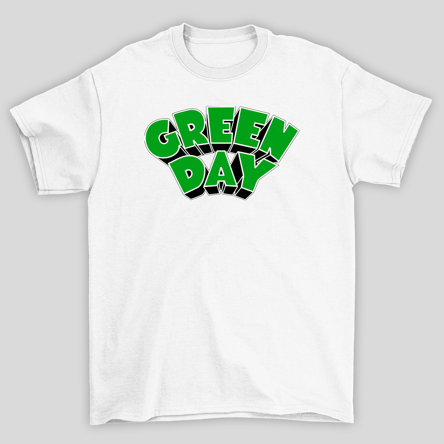 Camiseta Básica Green Day Banda Vintage