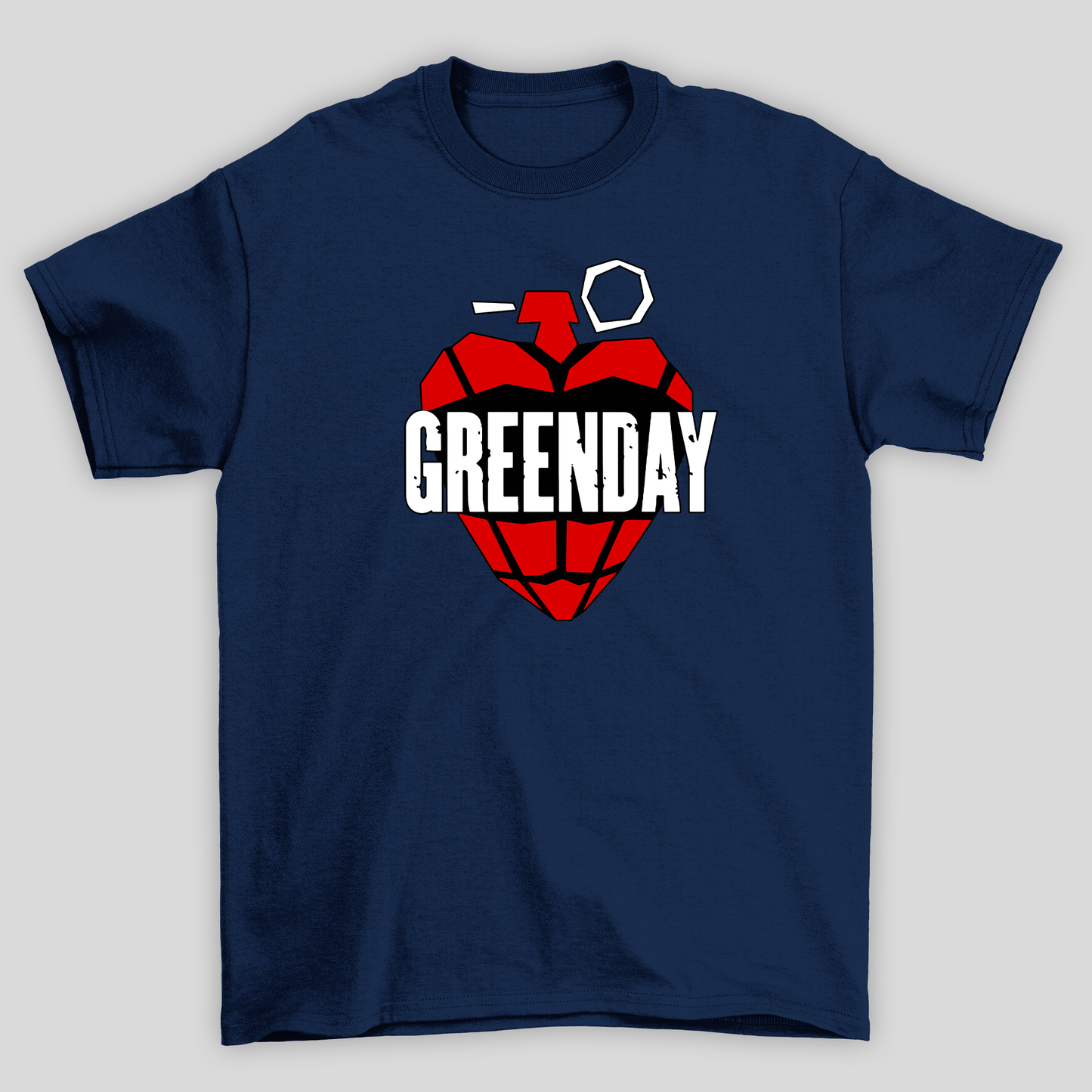 Camiseta Básica Green Day Rock