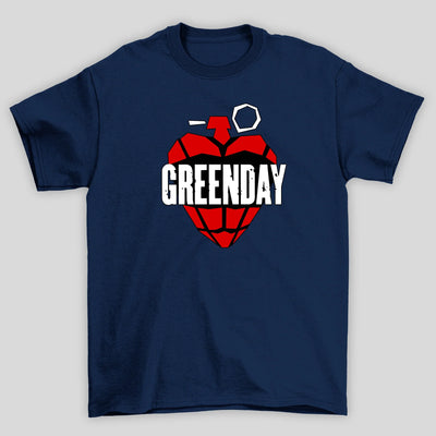 Camiseta Básica Green Day Rock
