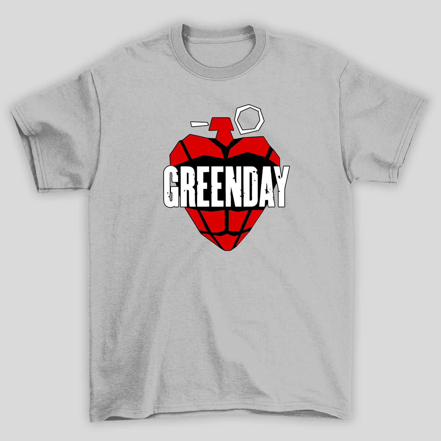 Camiseta Básica Green Day Rock