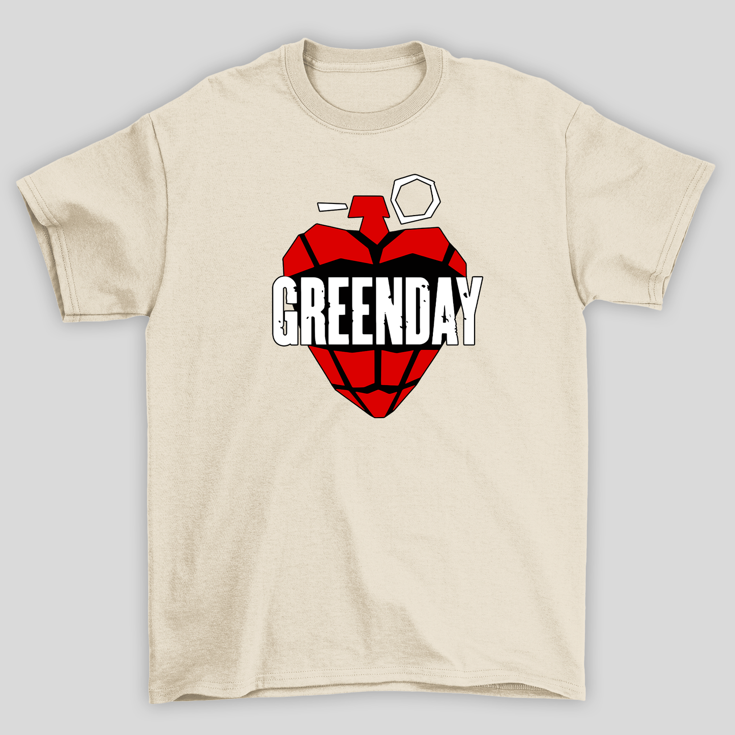Camiseta Básica Green Day Rock