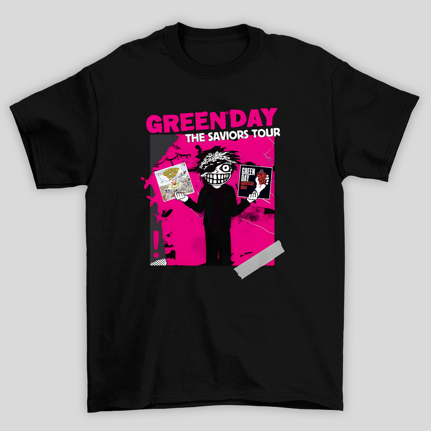 Camiseta Básica Green Day The Saviors Tour